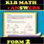 Form 2 Klb Math Notes +Answers 5.0