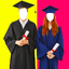Graduation cap uniforms suit