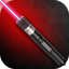 Laser pointer beam simulator