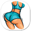 buttocks workout , 30 day home