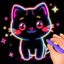 Glow Art Drawing - Doodle App
