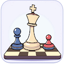 Chess Board Brain Fun Puz Game 500