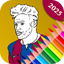 Colors: Football Coloring