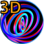 3D Hypnotic Spiral Rings FREE 1.23