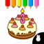 Birthday Cake Coloring Games 2.4.1