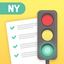 New York DMV NY - Permit test 2.9.42