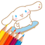 Cinnamoroll Coloring Pic Quiz 1.6