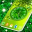 Forest Leaves Clock Wallpaper 6.10.18