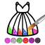 Glitter dress coloring and dra 6.2