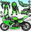 Police Eagle Robot Bike Game 6.9