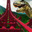 Real Dinosaur RollerCoaster VR 30