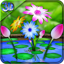 3D Flowers Touch Wallpaper