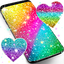 Multi color glitter wallpaper 101