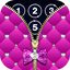 Diamond Zipper Lock Screen 6.8