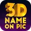 3D Name on Pics - 3D Text 10.3.9