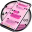 SMS Theme Ribbon Black - pink 400