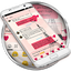 SMS Messages Paris Pink Theme 13.0