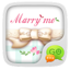 GO SMS PRO MARRY ME THEME 1.0