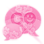 Pink 2 GO SMS PRO Theme 2.9
