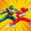 Hero Dino Ninja Ranger Retro 17.0