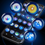Theme Launcher - Spheres Blue 100