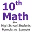 10th Class Math Formula 2.0