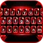 Black Red Tech Keyboard Theme