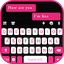 Pink Black Chat Keyboard Theme 7.2.0_0317