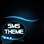 Blue Simple Theme GO SMS 2.7