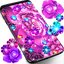 Glowing Flowers Live Wallpaper