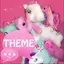 Theme Pink Pony GO SMS PRO 2.8