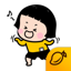 Mobile Girl, MiM Lite - Mango Sticker 1.0