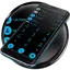 Dialer Theme Flat Black Blue 100