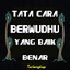 Tata Cara Berwudhu Yang Baik d 2.2