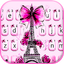 Eiffel Tower Pink Bow Keyboard 7.1.5_0407