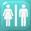Emergency"Restroom search map" 1.32