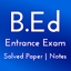 B.Ed Entrance Exam Preparation 2.1
