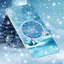 Winter Snow Clock Wallpaper 6.10.18