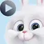 Snowball Rabbit Stickers 1.1