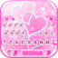 Pink Diamond Hearts Keyboard T 1.0