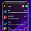 Neon galaxy messenger theme 5.0.52