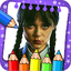 Wednesday Addams Coloring Book 2.0