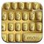 Emoji Keyboard SolidGold Theme 10.0
