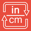 Inches to / from cm converter 1.2.1