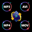 Video Converter to MP4,MP3,AVI 2.6