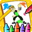 How To Draw And Coloring Ben B