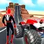 Superhero Mega Ramp Car Stunt