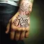 3D Name Tattoo On Hand Designs 24