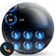 Theme Dialer SpheresBlue Drupe 350