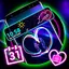 Neon Heart Launcher Theme 5.0